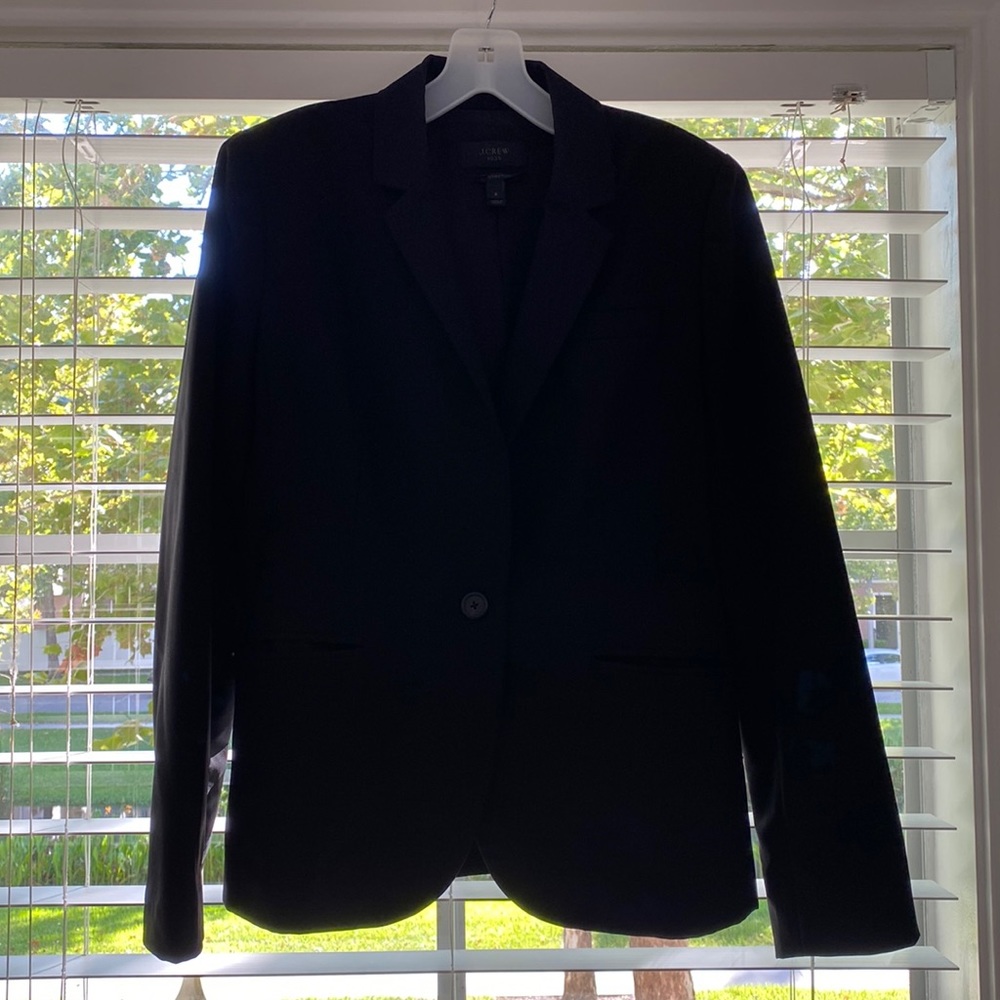 Black J.Crew blazer. Size 8